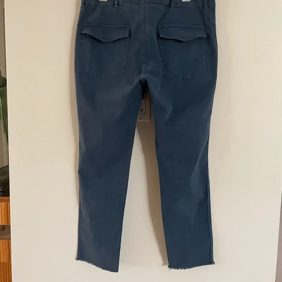 NILI LOTAN Jenna Pant, Teal Blue, Size 10, EUC